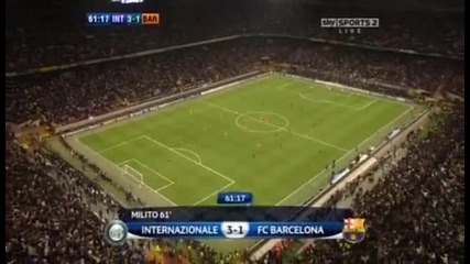 Inter 3 - 1 Barcelona (milito) 