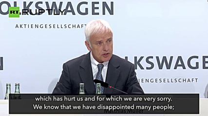 Emissions Scandal 'Broke the Rules' - VW CEO
