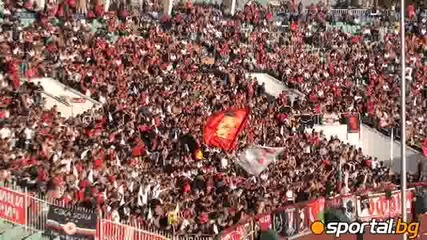 Хореография и радост за Цска след гола - 20.10.2012