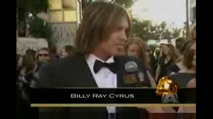 Miley Cyrus At The 2009 Golden Globe Awards Red Carpet