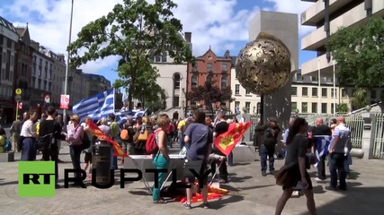 Ireland: Dublin protesters show solidarity with Greek 'Oxi' voters