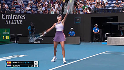 Garbie Muguruza vs Kiki Bertens - Extended Highlights R4 Australian Open 2020