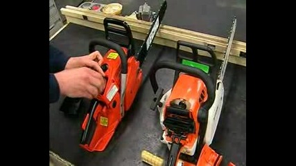 Chain Saw Air Filter Demonstration