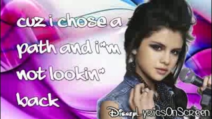 Selena Gomez & The Scene - Rock God - Lyrics Video - 