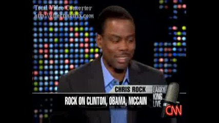 Chris Rock On Larry King [live At Cnn 9/25/08] 1/2
