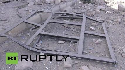 Yemen: Sanaa's YFA relief centre devastated by Saudi-led airstrikes
