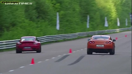 Nissan Gtr Ams Alpha 12 vs Porsche 911 Turbo R911 Switzer