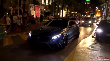 985 Hp Mercedes‑benz S63 Amg Coupe Mansory Diamond Edition Driving in Cannes !
