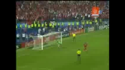 Хърватия - Турция Дузпите Евро 2008
