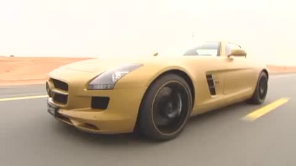 Mercedes Sls Amg Desert Gold Mercedes създаде “златен” Sls Amg 