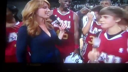 Just Bieber wins the Mvp of the 2011 Nba Celebrity All Star Game 
