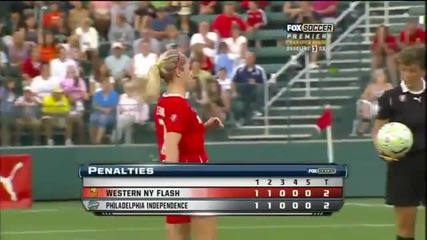 Wps Championship 2011 Wny Flash vs. Philadelphia Independence Penalty shootout