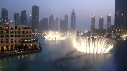 Dubai Fountains Synchronized With Whitney Houston's I Will Always Love You! (rip Whitney)