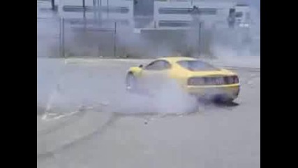Ferrari 360 Modena Burnout