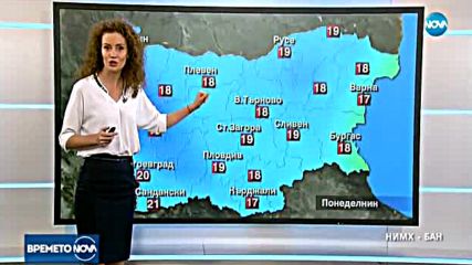 Прогноза за времето (02.10.2017 - обедна)