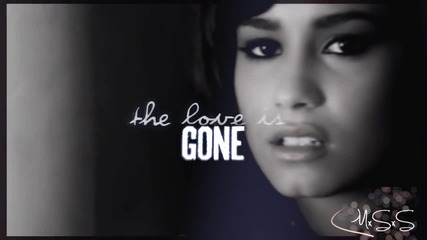 the love is gone...