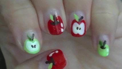 Cute Apple Nails