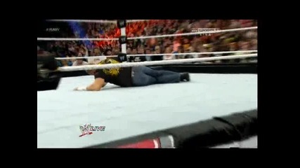 Wwe.raw.02.25.13 - Triple H - Играта се завърна в първична сила и разби Brock Lesnar