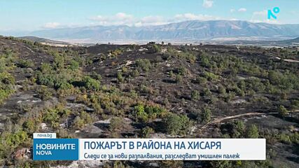 Има съмнения, че пожарът във вилна зона „Отдих” е умишлено запален