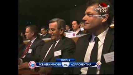 Uefa Champions League draw 2009 - 10 first knockout round 