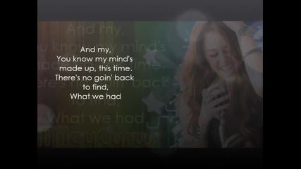 Miley Cyrus - Giving you up (lyrics)