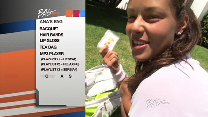 Ana Ivanovic Bag Check