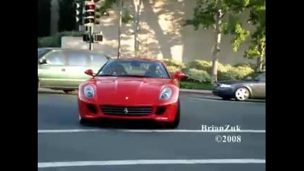 Ferrari 599 Gtb Fiorano Start and Accelerate