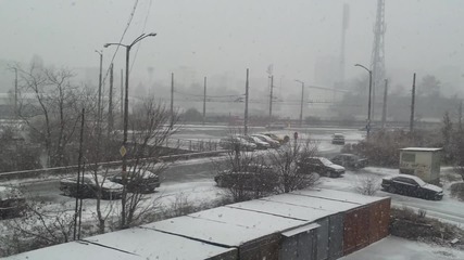 Втори Сняг в София 8 Декември 2011