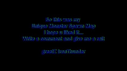 Unique Monster Spawnmap 