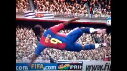 Fifa 07 prekrasen gol na Eto