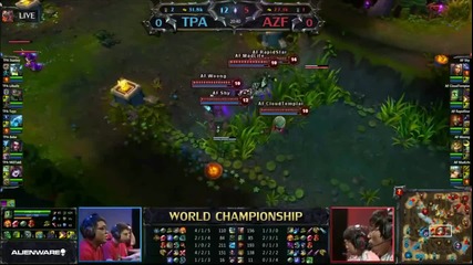 Lol- Af Rapidstar's Epic Quadra Kill - Season 2 World Championship Finals - Tpa vs Af - Game 1