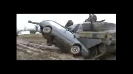 volkswagen passat vs. танк