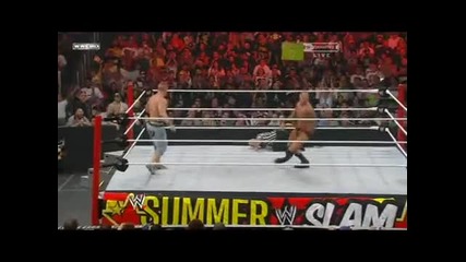 Summerslam 2009 John Cena Vs Randy Orton Wwe Championship