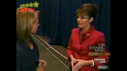 Terry Tate Блъска Зверски Sarah Palin По Време На Интервю