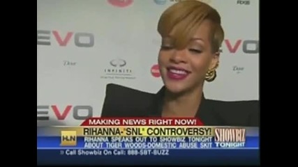 Rihanna talking about the Snl And her Tattoo 