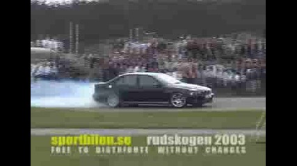 Bmw M5 Burnout And Drifting