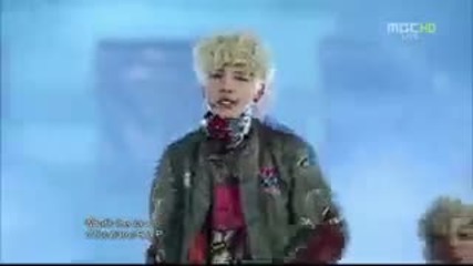 B.a.p – Burn It Up + Warrior @ Mbc Music Core 2012-01-28
