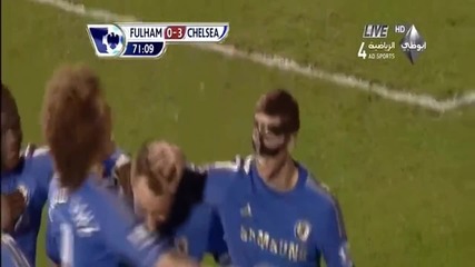Fulham 0-3 Chelsea / Страхотен гол на David Luiz