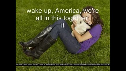 Wake Up America : Miley Cyrus (with lyrics )