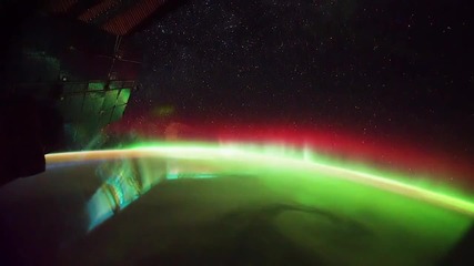 Часът на Земята Hd Преглед на последователни кадри от Космоса.