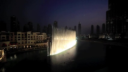 Dubai Fountain - Time to Say Goodbye - Andrea Bocelli and Sarah Brightman 