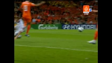 Euro 2008 - Холандия - Румъния 2:0 Голът На Хунтелаар *HQ*