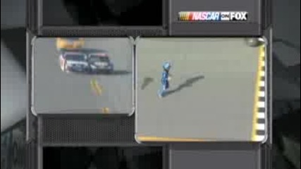 Carl Edwards Horrible Flip into the Fence 2009 Aarons 499 at Talladega Nascar Sprint Cup Finish