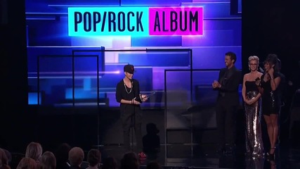 Justin Wins Favorite Pop_rock Album - Ama 2012
