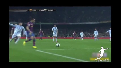 F.c Barcelona 2 - 1 Malaga 27.02.2010