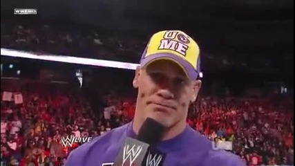 Cm Punk and John Cena Segment