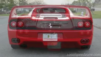 Ferrari F50 Shooting Flames-preview Video
