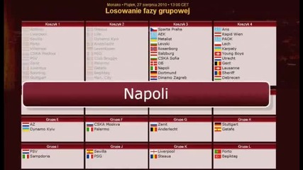 Жребий За Лига Европа 2010 - 2011 