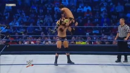 Wade Barrett reverses Hurricanrana into a Wasteland