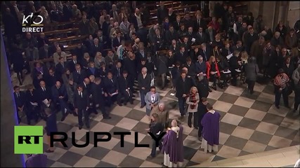 France: Notre Dame Cathedral holds mass for victims of Paris attacks